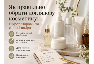 Як правильно обрати доглядову косметику: секрет здорової та сяючої шкіри