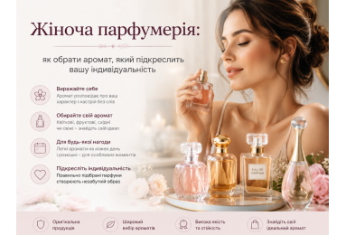 Жіноча парфумерія: як обрати аромат, який підкреслить вашу індивідуальність