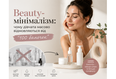 Beauty-мінімалізм: чому дівчата масово відмовляються від “100 баночок”