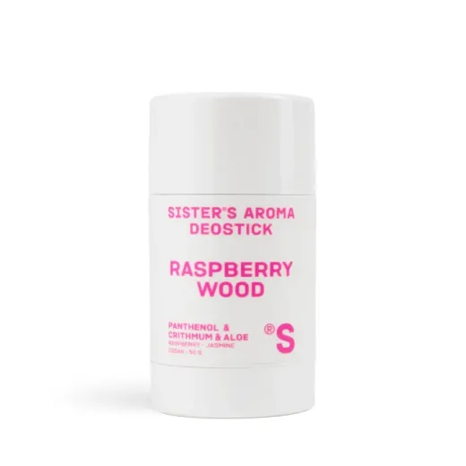 SISTERS AROMA Solid Deodorant Raspberry and Wood, 50 g SISTERS AROMA Solid Deodorant Raspberry and Wood, 50 g
