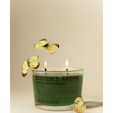 SISTERS AROMA Scented Candle Mango, 150 g