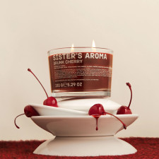 SISTERS AROMA Scented Candle Cherry, 150 g