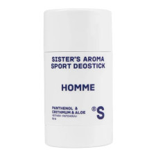 SISTERS AROMA Дезодорант твердий Sport Homme для чоловіків, 50 г