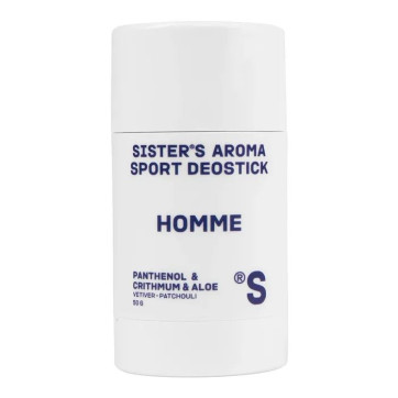 SISTERS AROMA Дезодорант твердий Sport Homme для чоловіків, 50 г