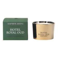 SISTERS AROMA Hotel Royal Oud Scented Candle, 150 g