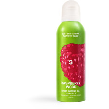 SISTERS AROMA Shower Foam Raspberry Wood, 200 ml
