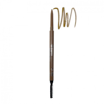 BOGENIA Олівець для брів механічний ультратонкий із щіточкою Micro Slim Brow Liner BG504 №002 Caramel, 5 г