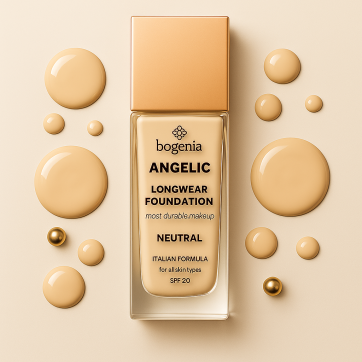 BOGENIA Тональна основа Angelic Porcelain №03 Neutral SPF 20, 30 мл