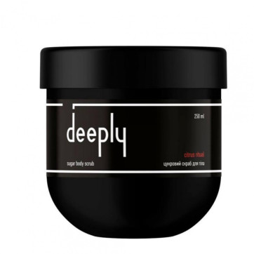 DEEPLY Цукровий скраб для тіла Sugar Body Scrub Citrus Ritual, 250 мл