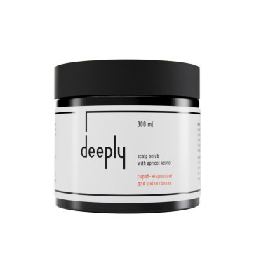 DEEPLY Скраб для шкіри голови Scalp Scrub with Apricot Kernel, 300 мл