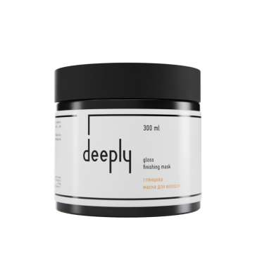 DEEPLY Глянцева маска для волосся Gloss Finishing Hair Mask, 300 мл