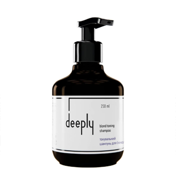 DEEPLY Тонувальний шампунь для блонду Blond Toning Shampoo, 250 мл