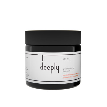 DEEPLY Глибоковідновлююча маска з протеїнами Protein Restoring Hair Mask, 300 мл
