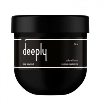 DEEPLY Цукровий скраб для тіла Sugar Body Scrub Sakura Blossom, 250 мл