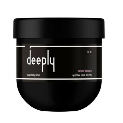 DEEPLY Цукровий скраб для тіла Sugar Body Scrub Sakura Blossom, 250 мл