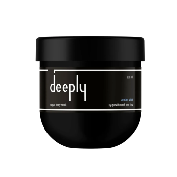 DEEPLY Цукровий скраб для тіла Amber Vibe Sugar Body Scrub, 250 мл