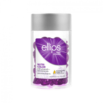 ELLIPS Вітаміни для волосся, сяйво кольору, 50x1мл