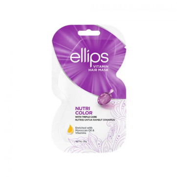 ELLIPS Маска для волосся, сяйво кольору, 20г