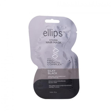 ELLIPS Маска для волосся, нічний шовк з про-кератиновим комплексом, 18г