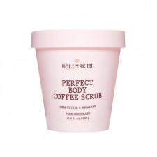 HOLLYSKIN Скраб для ідеально гладкої шкіри з маслом ши та скваланом Perfect Body Coffee Scrub Pink Chocolate, 300г