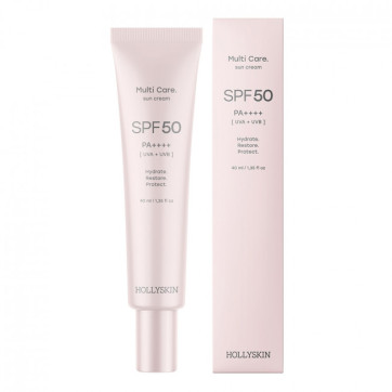 HOLLYSKIN Сонцезахисний крем для обличчя Multi Care SPF 50, 40 мл