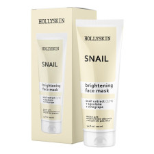 HOLLYSKIN Маска для обличчя Snail Face Mask з муцином равлика, 100 мл