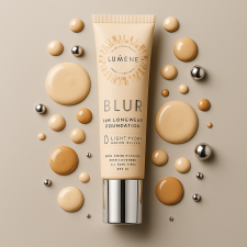 LUMENE Тональна основа Blur SPF 15 стійка, №0 Light Ivory