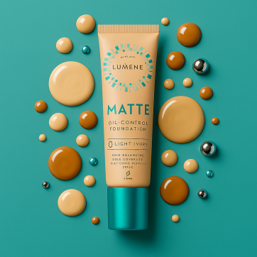 LUMENE Тональна основа Matte SPF20, матуюча, №0 Light Ivory
