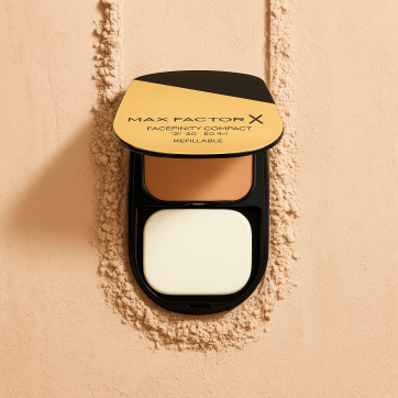 MAX FACTOR Пудра компактна Facefinity Reusable Compact №02 Ivory, 10 г