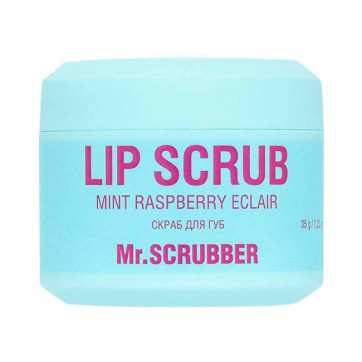 MR.SCRUBBER Скраб для губ Lip Scrub Mint Raspberry Éclair із ароматом м’ятно-малинового еклера, 35 г