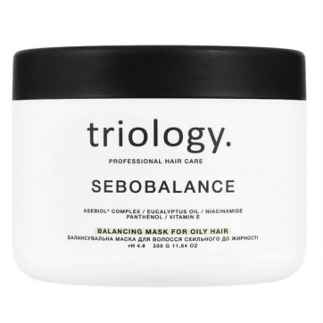 TRIOLOGY Маска балансувальна для волосся схильного до жирності Sebobalance, 330 мл