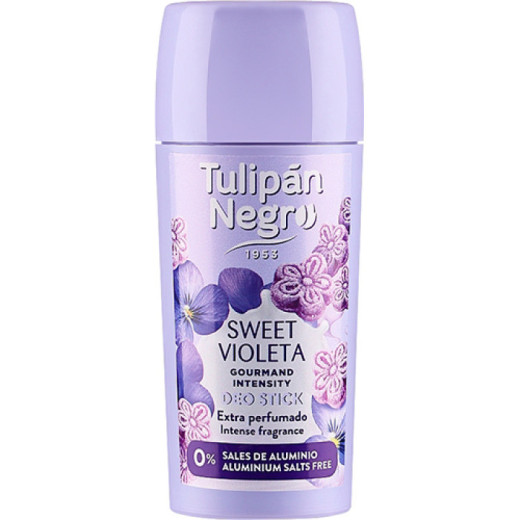 TULIPAN NEGRO Deodorant Stick Deo Stick Sweet Violet, 60 ml TULIPAN NEGRO Deodorant Stick Deo Stick Sweet Violet, 60 ml