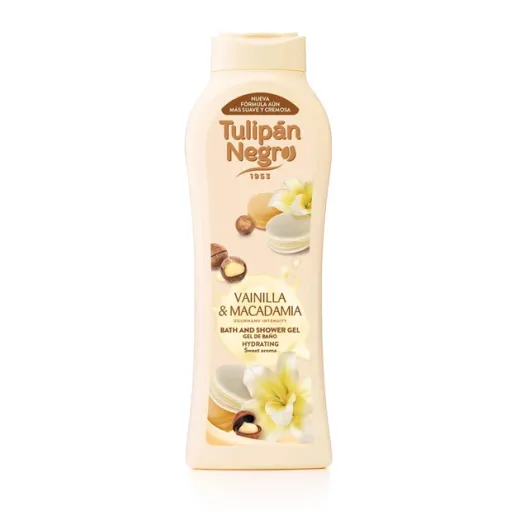 TULIPAN NEGRO Shower Gel Vanilla and Macadamia, 650 ml TULIPAN NEGRO Shower Gel Vanilla and Macadamia, 650 ml