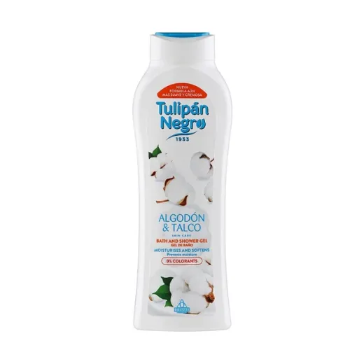 TULIPAN NEGRO Гель для душу Бавовна та тальк, 650 мл TULIPAN NEGRO Гель для душу Бавовна та тальк, 650 мл