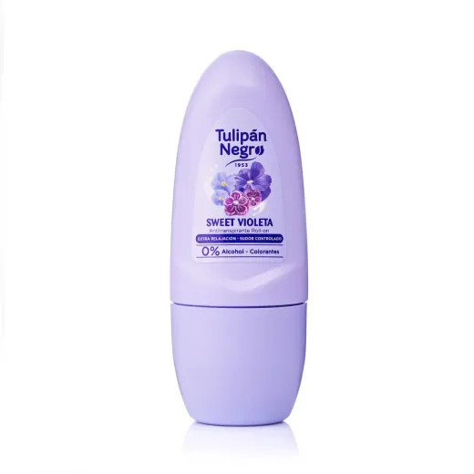 TULIPAN NEGRO Deodorant roll-on Sweet Violet, 50 ml TULIPAN NEGRO Deodorant roll-on Sweet Violet, 50 ml