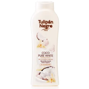 TULIPAN NEGRO Shower Gel Gentle Coconut, 650 ml