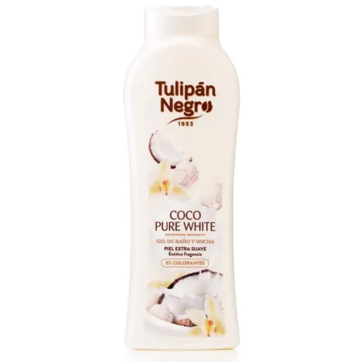 TULIPAN NEGRO Shower Gel Gentle Coconut, 650 ml TULIPAN NEGRO Shower Gel Gentle Coconut, 650 ml
