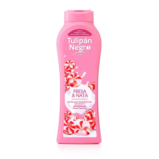 TULIPAN NEGRO Shower Gel Strawberry Cream, 650 ml TULIPAN NEGRO Shower Gel Strawberry Cream, 650 ml