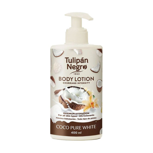 TULIPAN NEGRO Body Lotion Gentle Coconut, 400 ml TULIPAN NEGRO Body Lotion Gentle Coconut, 400 ml