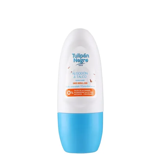 TULIPAN NEGRO Deodorant Roll-On Cotton and Talc, 50 ml TULIPAN NEGRO Deodorant Roll-On Cotton and Talc, 50 ml