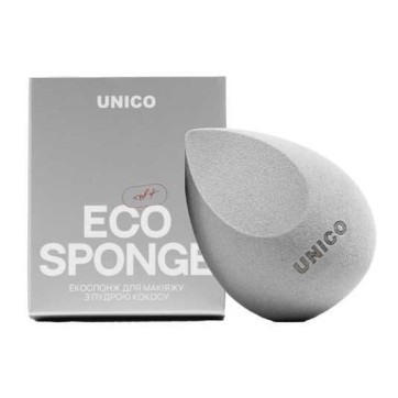UNICO ЕКО-спонж для макіяжа, сірий 